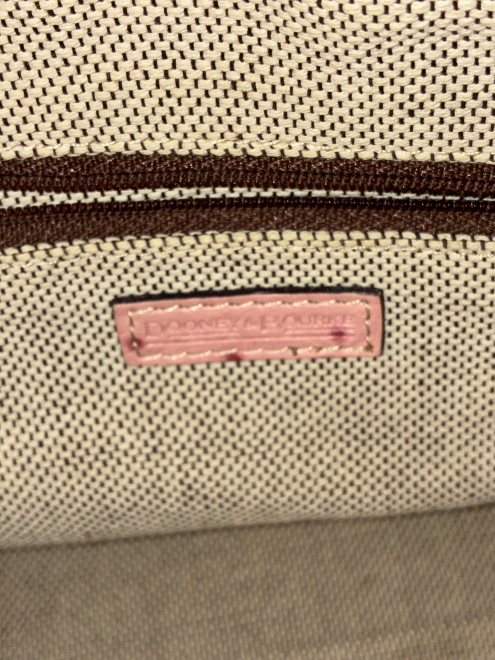 Dooney & Bourke Pink ostrich leather domed satchel purse - Picture 5 of 16